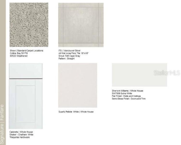 Sample of building materials used in homes in Marion Creek, Haines City (Image 43).