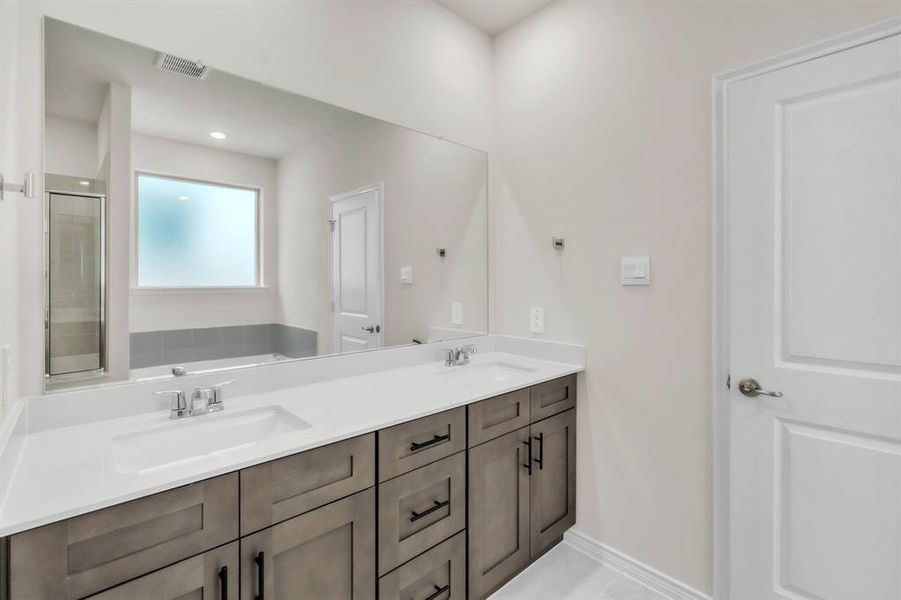 Furnished interior view inside a new home in The Landing at Hidden Lakes, McKinney (Image 6).