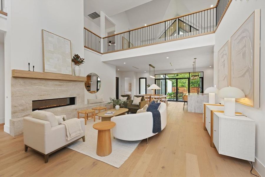Furnished interior view inside a new home in , Dallas (Image 34).