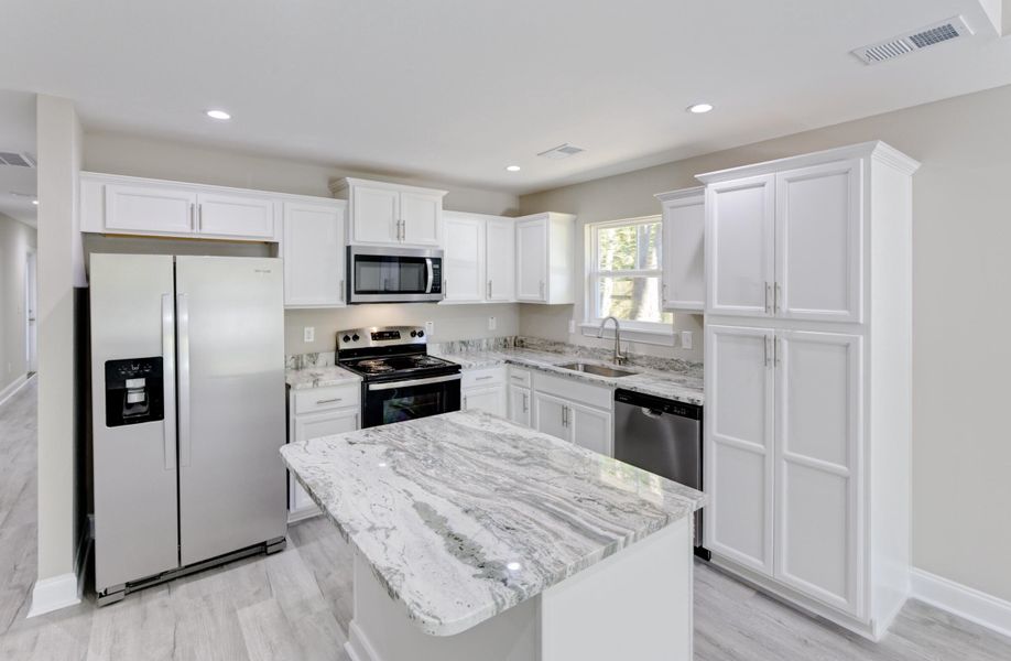Furnished interior view inside a new home in , Goose Creek (Image 14). Furnished interior view inside a new home in , Goose Creek (Image 14).