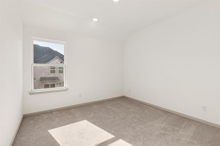 One of two nicely sized secondary bedrooms in our Channing plan.