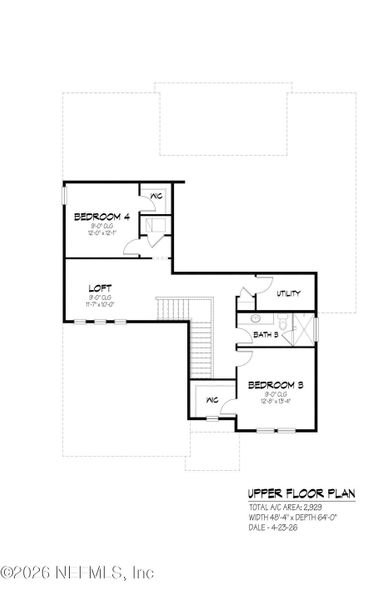 2D floor plan layout of this home in , Neptune Beach, FL (Image 5). 2D floor plan layout of this home in , Neptune Beach, FL (Image 5).