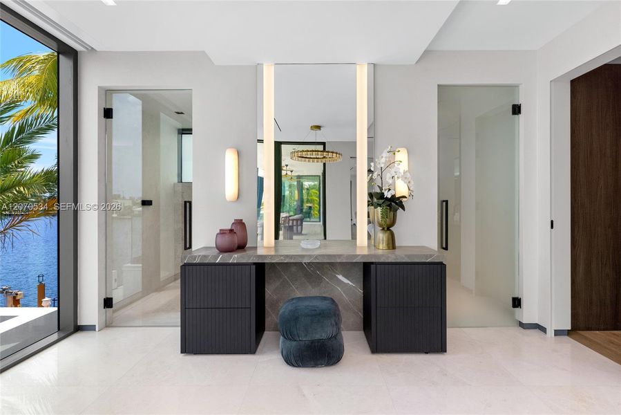 Furnished interior view inside a new home in , Fort Lauderdale (Image 34).