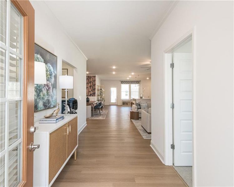 Furnished interior view inside a new home in Cooper's Walk, Loganville (Image 8).