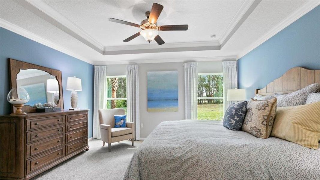Furnished interior view inside a new home in American Village, Palm Coast (Image 16).