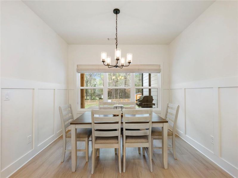 Furnished interior view inside a new home in , Gillsville (Image 47).