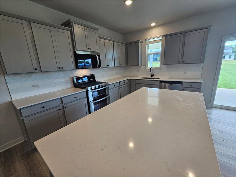 Furnished interior view inside a new home in Ellorie Estates, Dawsonville (Image 6).
