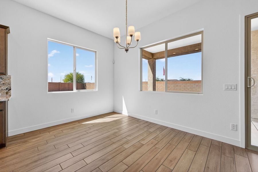 Spacious, unfurnished interior of a new home in Combs Ranch, San Tan Valley (Image 25). Spacious, unfurnished interior of a new home in Combs Ranch, San Tan Valley (Image 25).