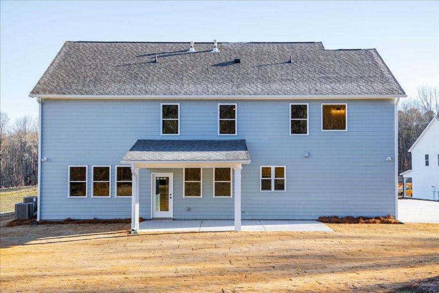 Exterior details and patio area of a home in Autumn Brook, Canton (Image 29).