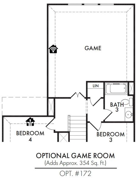 Game Room (eliminates Loft) Game Room (eliminates Loft)