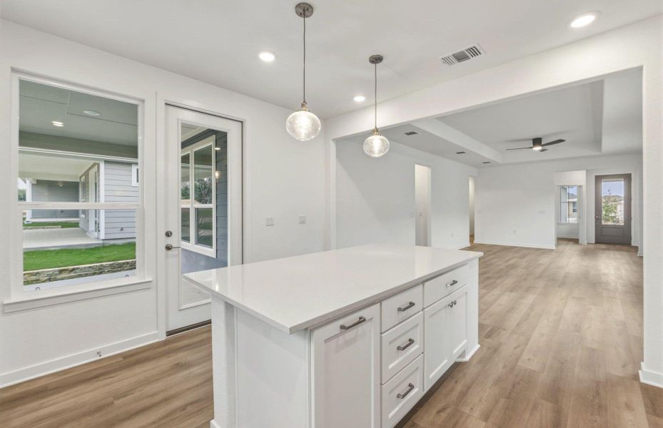 Furnished interior view inside a new home in Sun City Texas, Georgetown (Image 8).