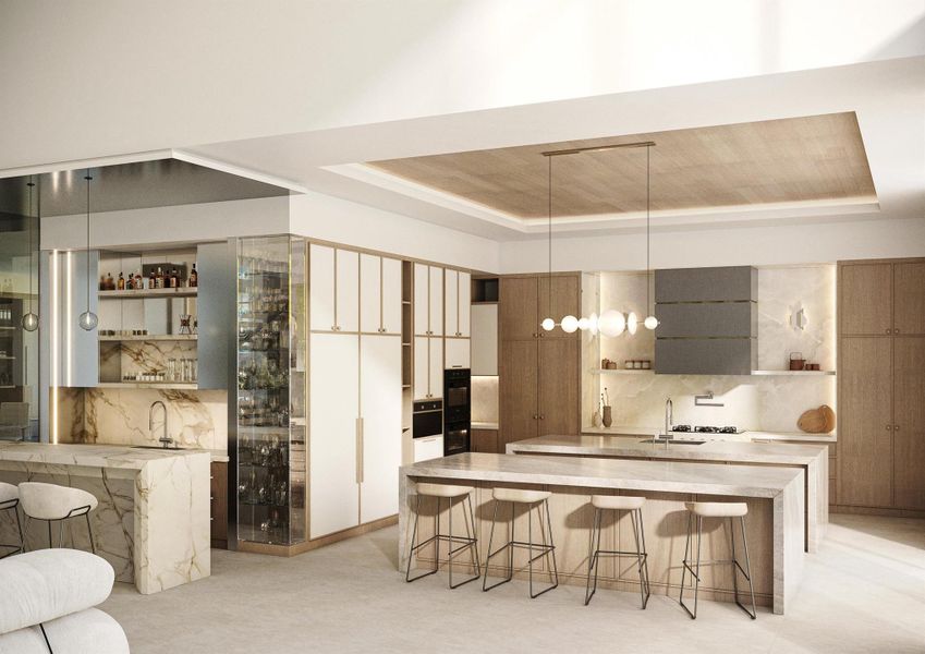 Furnished interior view inside a new home in , Boca Raton (Image 8).