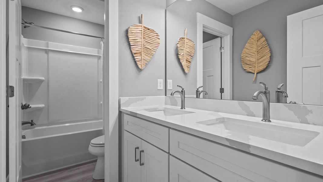 Furnished interior view inside a new home in Harrier Point, Woodruff (Image 22).