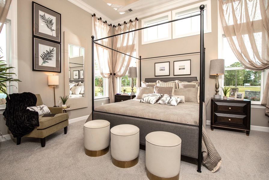 Furnished interior view inside a new home in Waterbridge, Myrtle Beach (Image 5). Furnished interior view inside a new home in Waterbridge, Myrtle Beach (Image 5).
