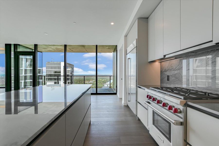 Furnished interior view inside a new home in The Modern Austin Residences, Austin (Image 6). Furnished interior view inside a new home in The Modern Austin Residences, Austin (Image 6).