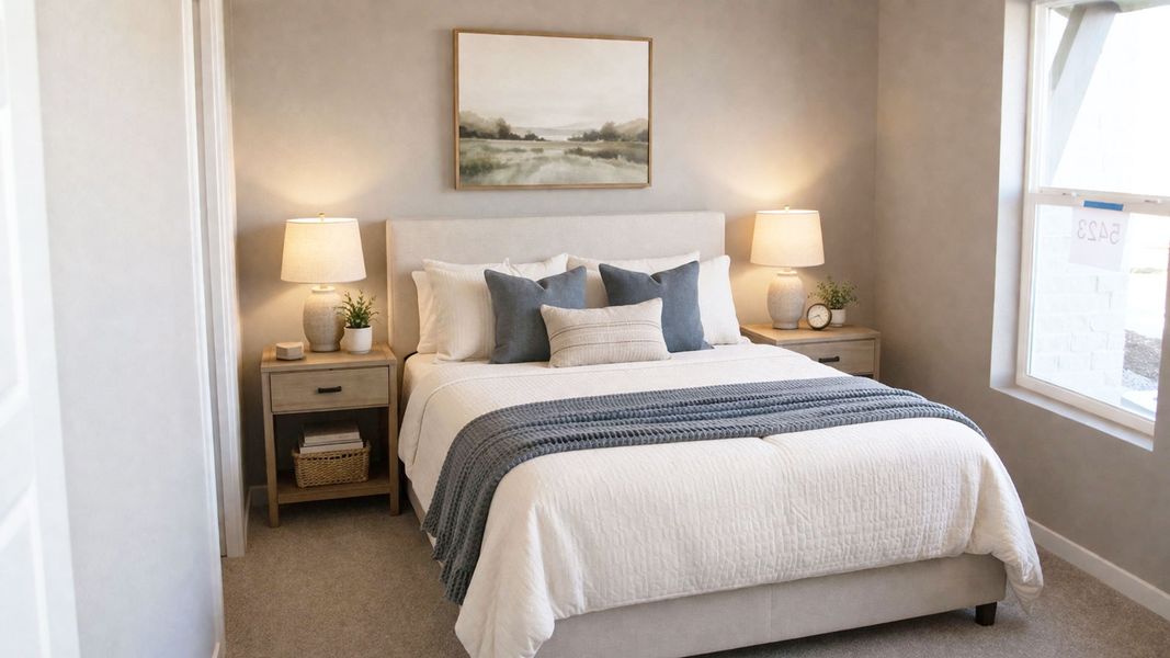 Furnished interior view inside a new home in Windler Townhomes, Aurora (Image 42).