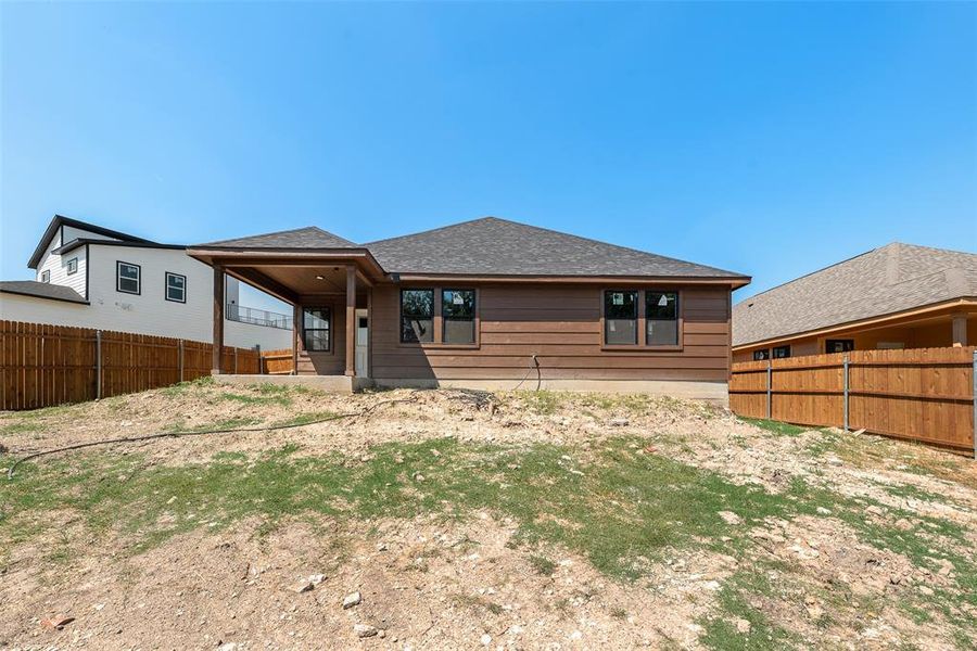 Front exterior of a new home in , Dallas, TX, highlighting curb appeal (Image 17).