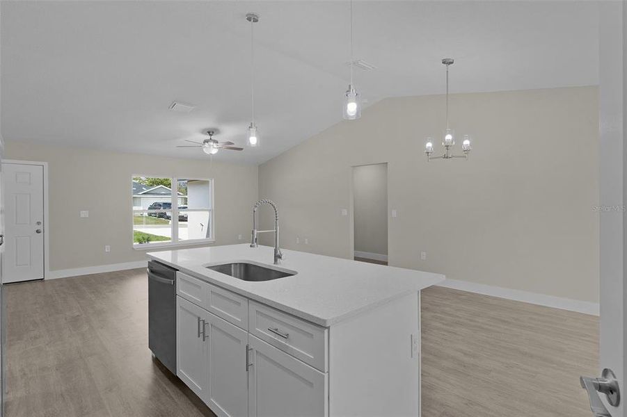 Furnished interior view inside a new home in , Ocklawaha (Image 6).
