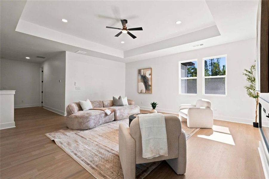 Furnished interior view inside a new home in , Griffin (Image 54).