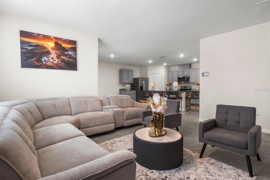 Furnished interior view inside a new home in Cypress Park Estates, Haines City (Image 9).
