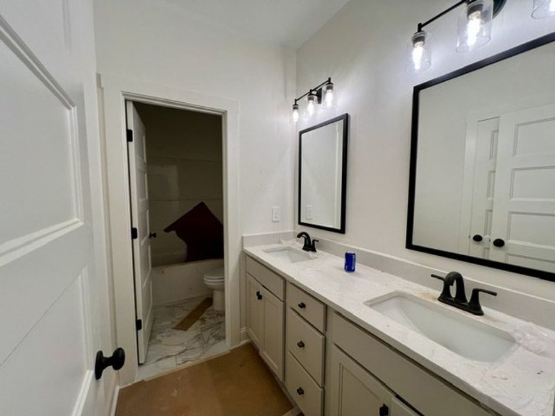Furnished interior view inside a new home in Mitchell Farms, LaGrange (Image 4).