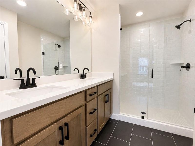 Furnished interior view inside a new home in Townes at South Main, Kennesaw (Image 8).