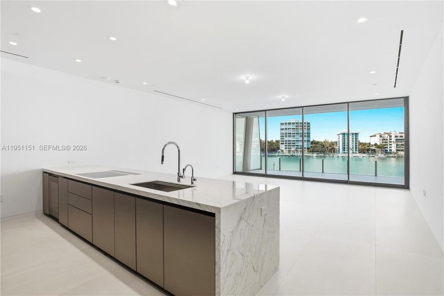 Furnished interior view inside a new home in , Miami (Image 11).