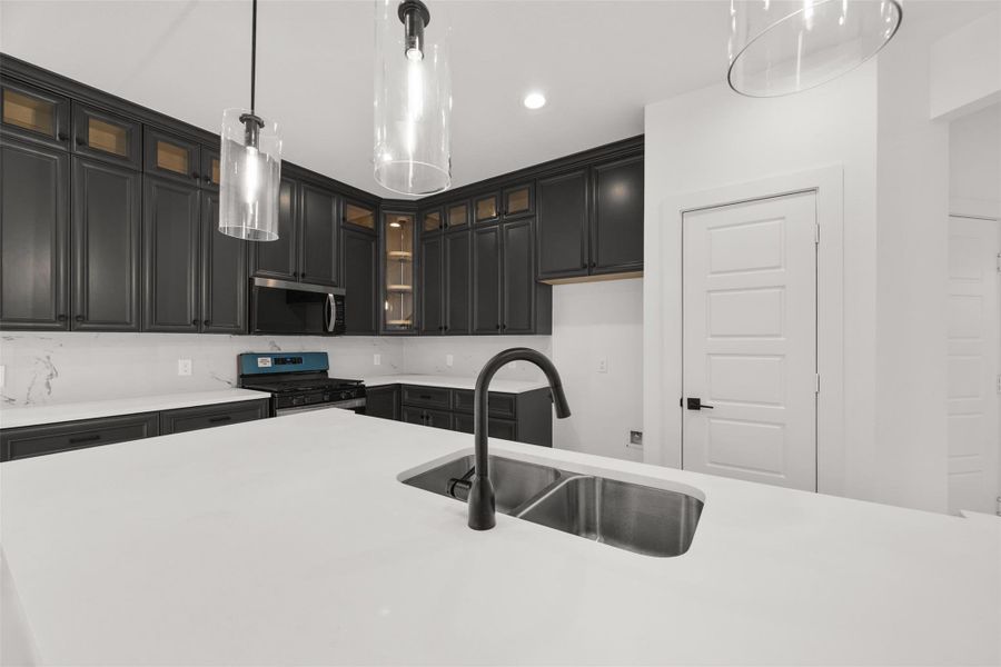 Close-up of interior finishes inside a home in , Houston (Image 15).