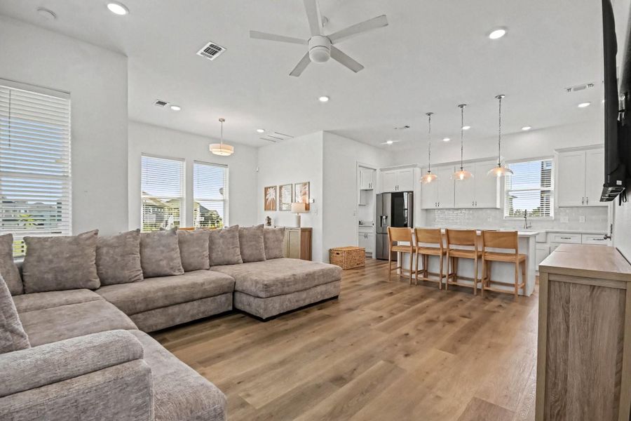 Furnished interior view inside a new home in , Galveston (Image 7).