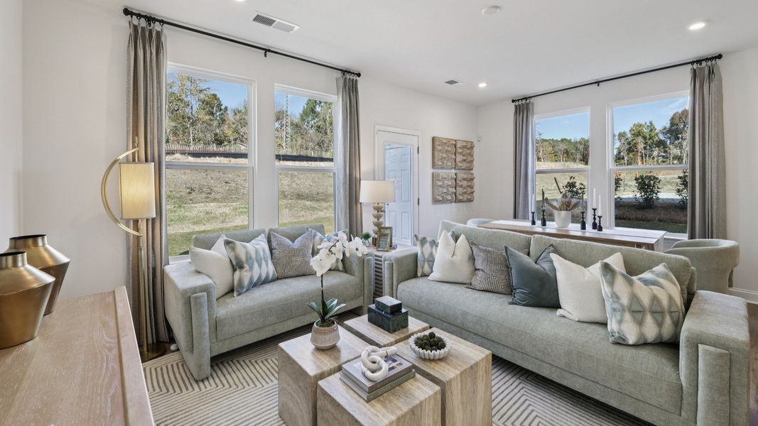 Furnished interior view inside a new home in Bell Glen, Charlotte (Image 3).