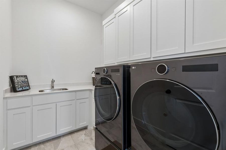 Furnished interior view inside a new home in Windsong Ranch 71' Series, Prosper (Image 27).