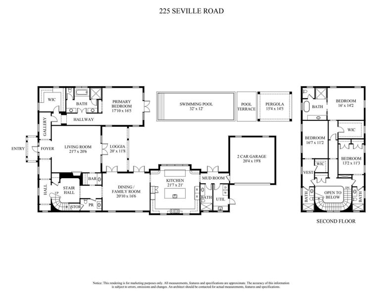 225 Seville Rd - Floor Plan 225 Seville Rd - Floor Plan
