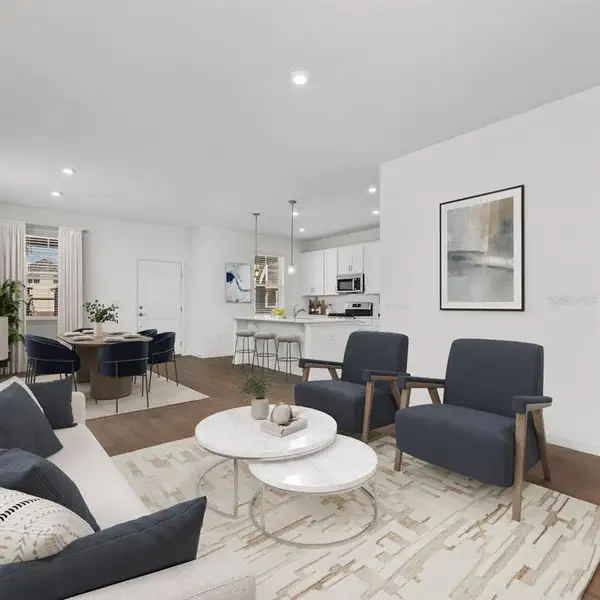 Furnished interior view inside a new home in Spring Walk at the Junction, Debary (Image 9).