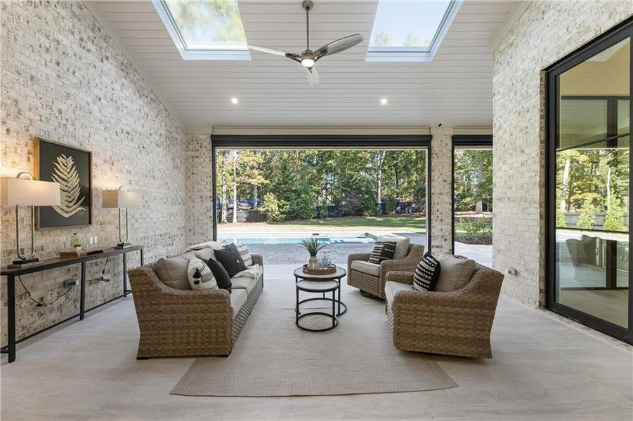 Exterior details and patio area of a home in , Alpharetta (Image 42).