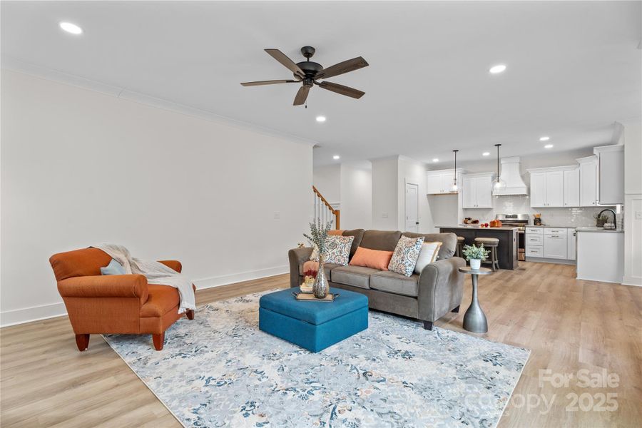 Furnished interior view inside a new home in , Mocksville (Image 10). Furnished interior view inside a new home in , Mocksville (Image 10).