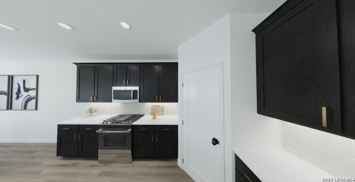 Furnished interior view inside a new home in Nopal Valley, San Antonio (Image 4).