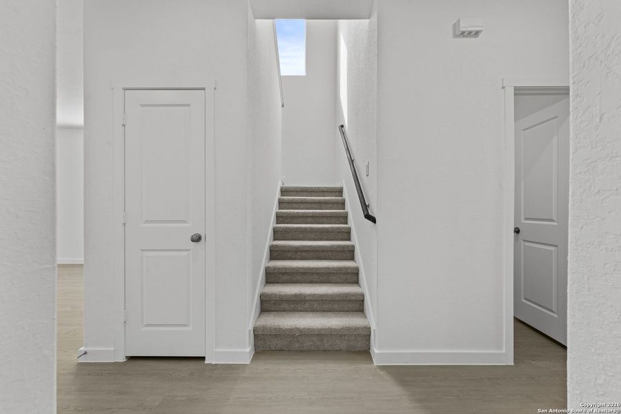 Spacious, unfurnished interior of a new home in Voss Farms: Coastline Collection, New Braunfels (Image 22).