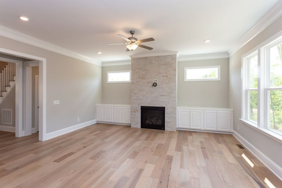 Representative unfurnished interior of a home built from the Statesville by Caruso Homes in Sauls Landing, Zebulon (Image 95). Representative unfurnished interior of a home built from the Statesville by Caruso Homes in Sauls Landing, Zebulon (Image 95).