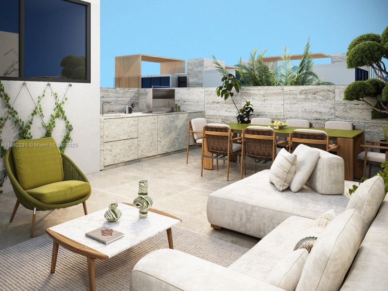 Furnished interior view inside a new home in , Bay Harbor Islands (Image 7). Furnished interior view inside a new home in , Bay Harbor Islands (Image 7).