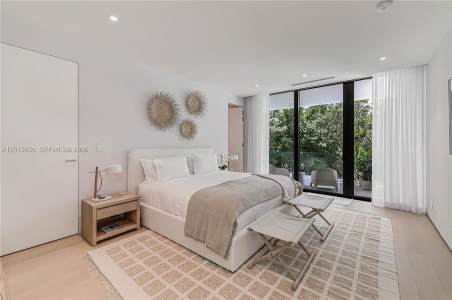 Furnished interior view inside a new home in , Miami (Image 14).