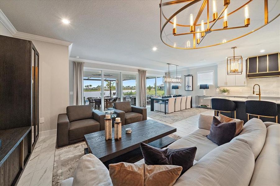 Furnished interior view inside a new home in , Venice (Image 18).