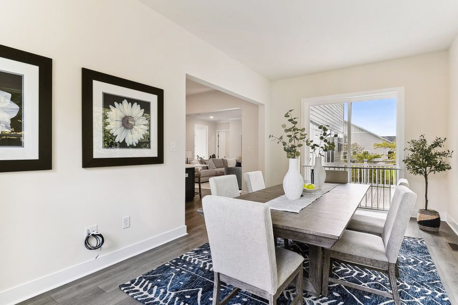 Representative furnished interior of a home built from the Lexington II by Caruso Homes in Rolling Meadows, Mooresville (Image 80).