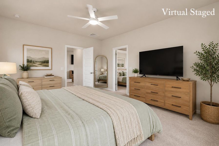 Furnished interior view inside a new home in Heron's Walk at Summers Corner, Summerville (Image 43).