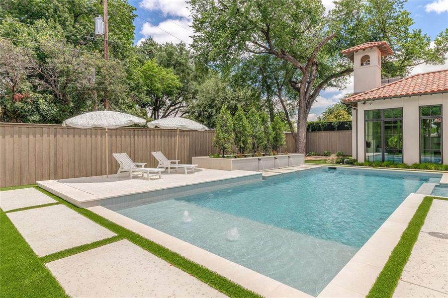 Exterior details and patio area of a home in , Dallas (Image 26). Exterior details and patio area of a home in , Dallas (Image 26).