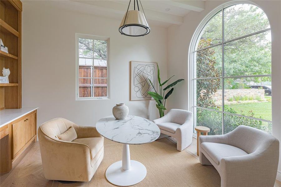 Furnished interior view inside a new home in , Dallas (Image 12).