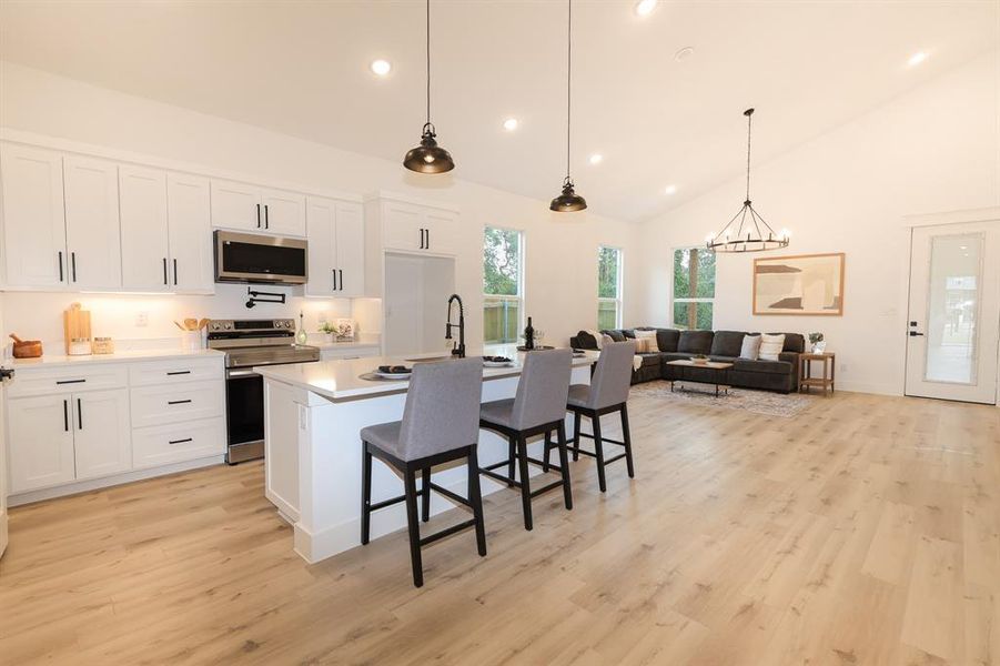 Furnished interior view inside a new home in , Fort Worth (Image 5). Furnished interior view inside a new home in , Fort Worth (Image 5).