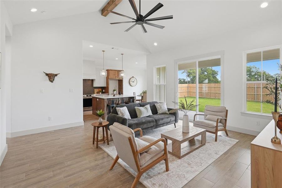 Furnished interior view inside a new home in , Tolar (Image 6).