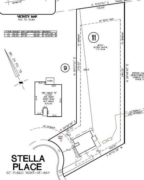 2D floor plan layout of this home in Sifford Farms, Stanley, NC (Image 3).