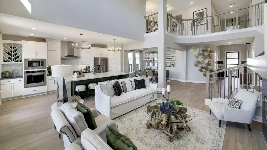 Furnished interior view inside a new home in Grand Central Park, Conroe (Image 8). Furnished interior view inside a new home in Grand Central Park, Conroe (Image 8).