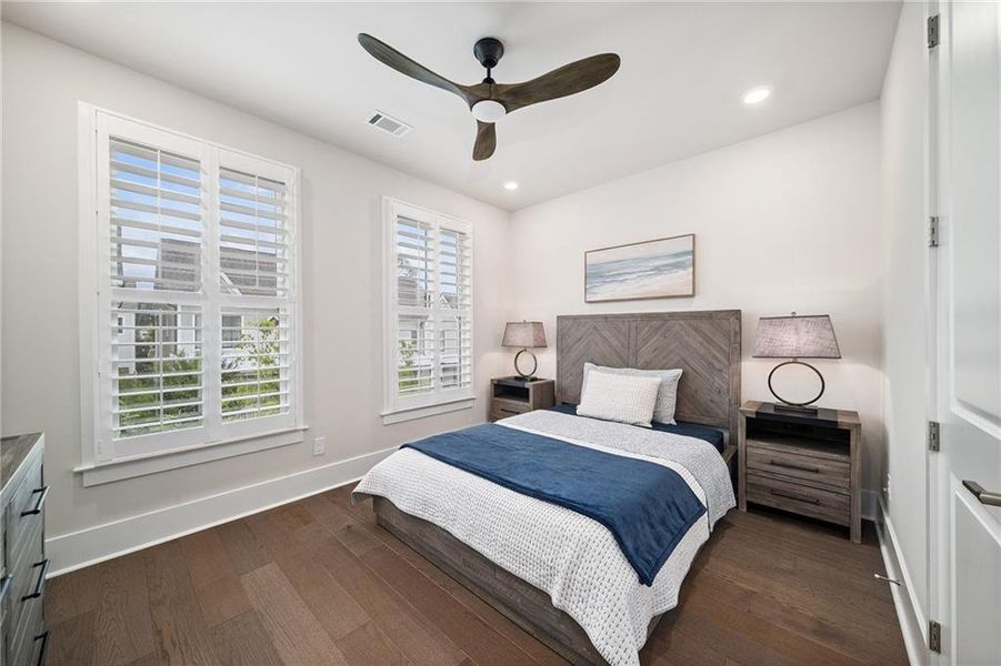 Furnished interior view inside a new home in Manning on the Square, Alpharetta (Image 29).